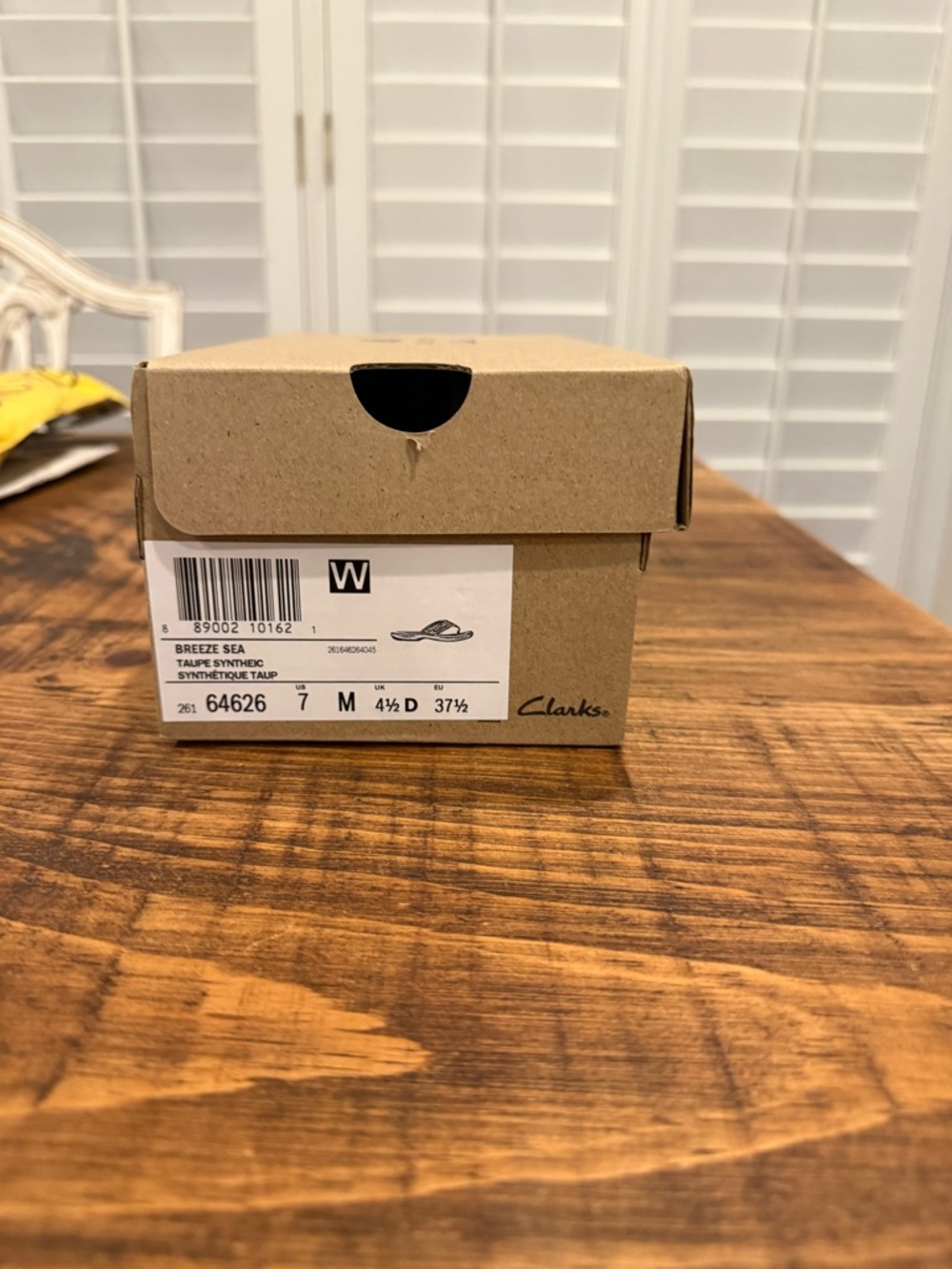 Clarks Women's Tan Cloudsteppers Slide Sandals - Picture 4 of 5